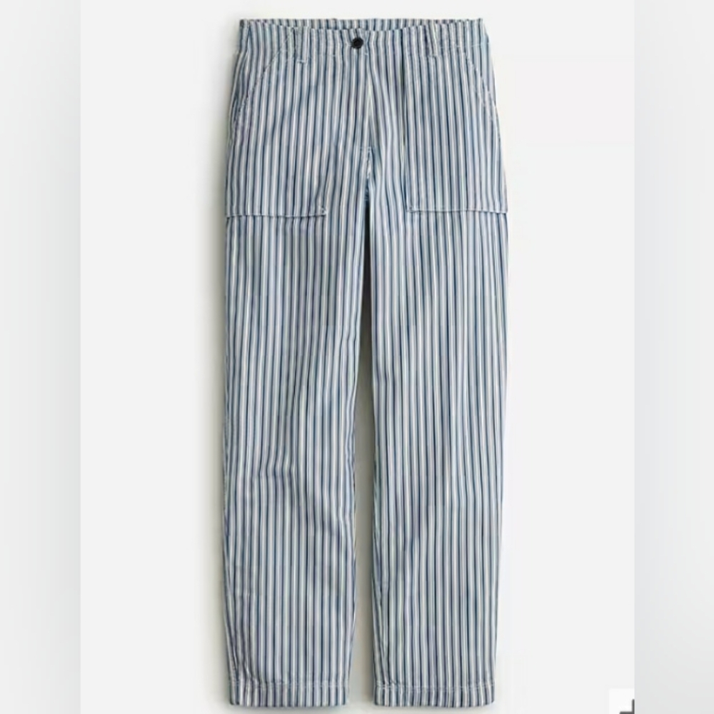 NWT J. CREW Cargo Denim Pant womens 16